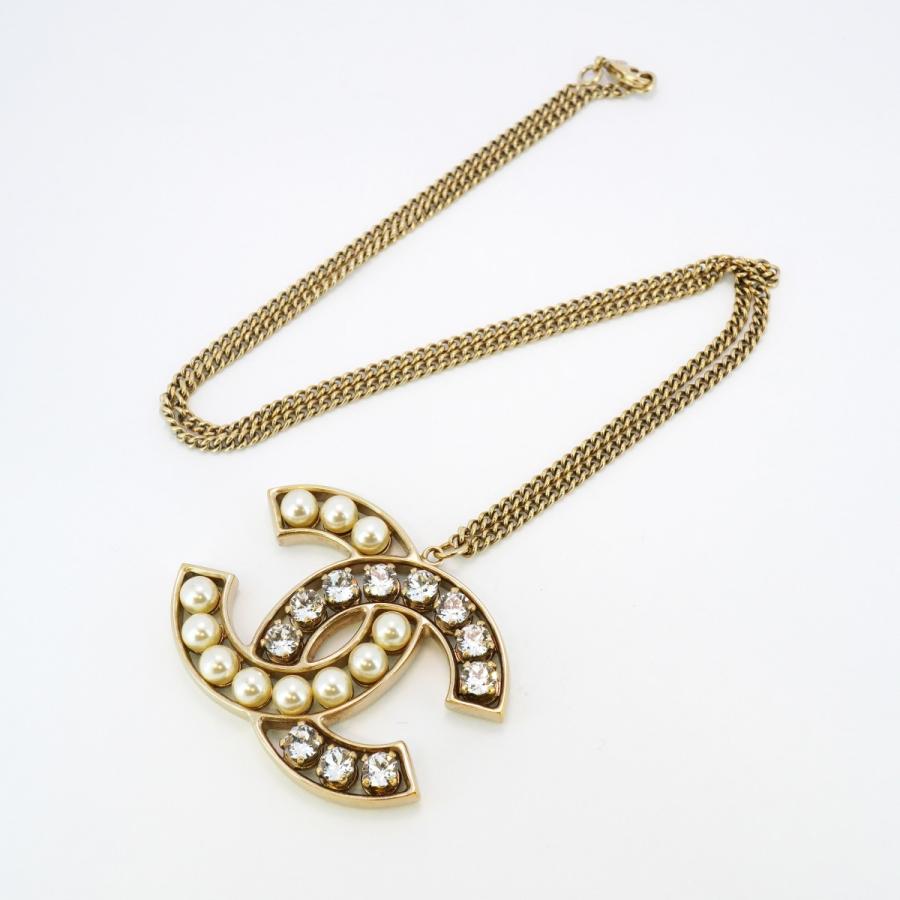 CHANEL 【5jdb0224】シャネル ネックレス ココマーク GPメッキ CHANEL 【5jdb0224】シャネル ネックレス ココマーク GPメッキ