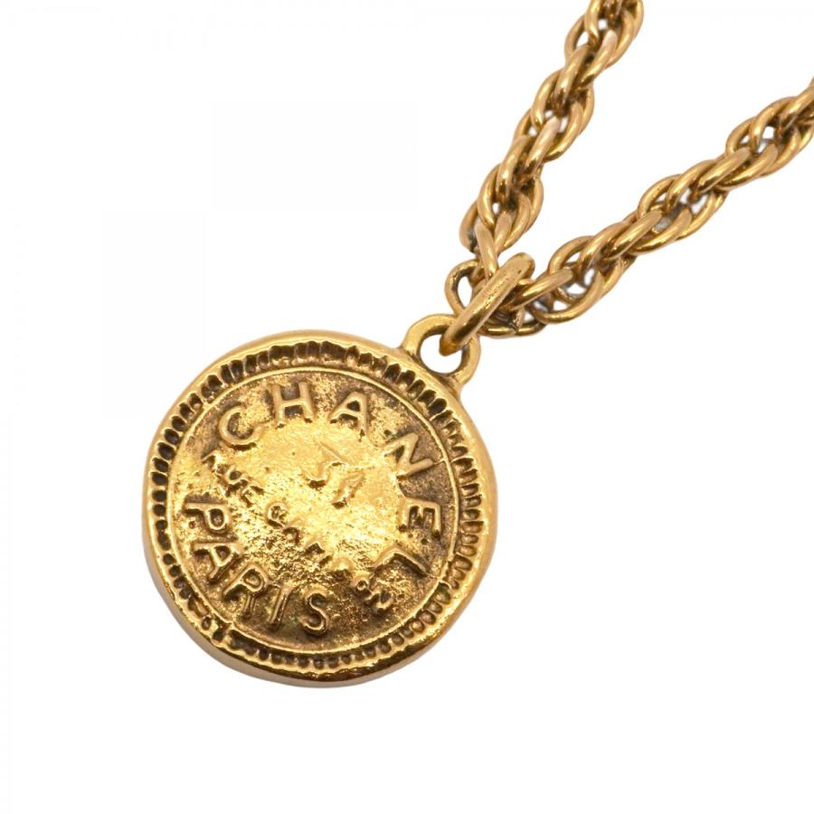 CHANEL 【5jdb0238】シャネル ネックレス ヴィンテージ シャネルロゴ  