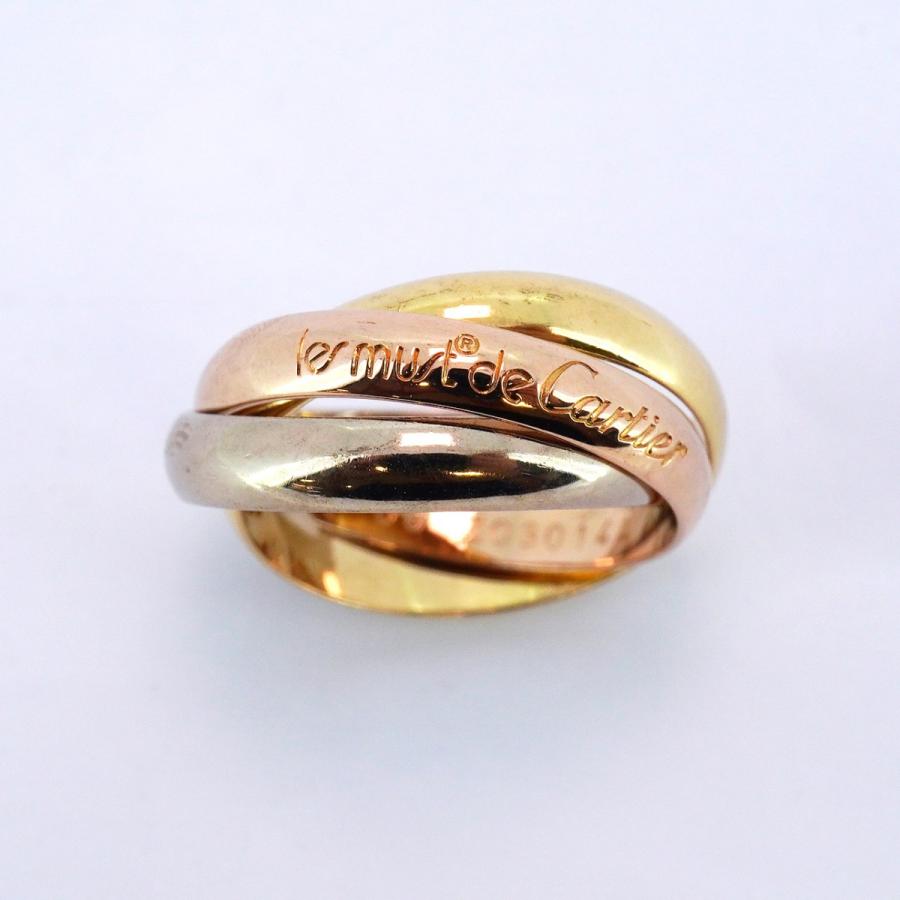 Cartier 【5jdb0243】カルティエ リング トリニティ K18YG Cartier 【5jdb0243】カルティエ リング トリニティ K18YG