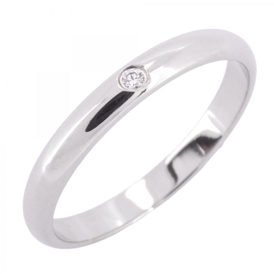 Cartier 【5jdb0521】カルティエ リング ウェディング 1PD Pt950 Cartier 【5jdb0521】カルティエ リング ウェディング 1PD Pt950