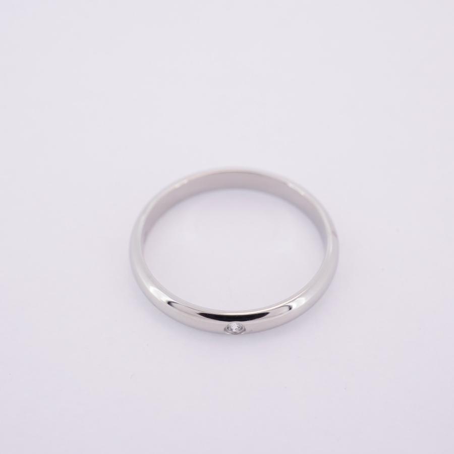 Cartier 【5jdb0521】カルティエ リング ウェディング 1PD Pt950 Cartier 【5jdb0521】カルティエ リング ウェディング 1PD Pt950