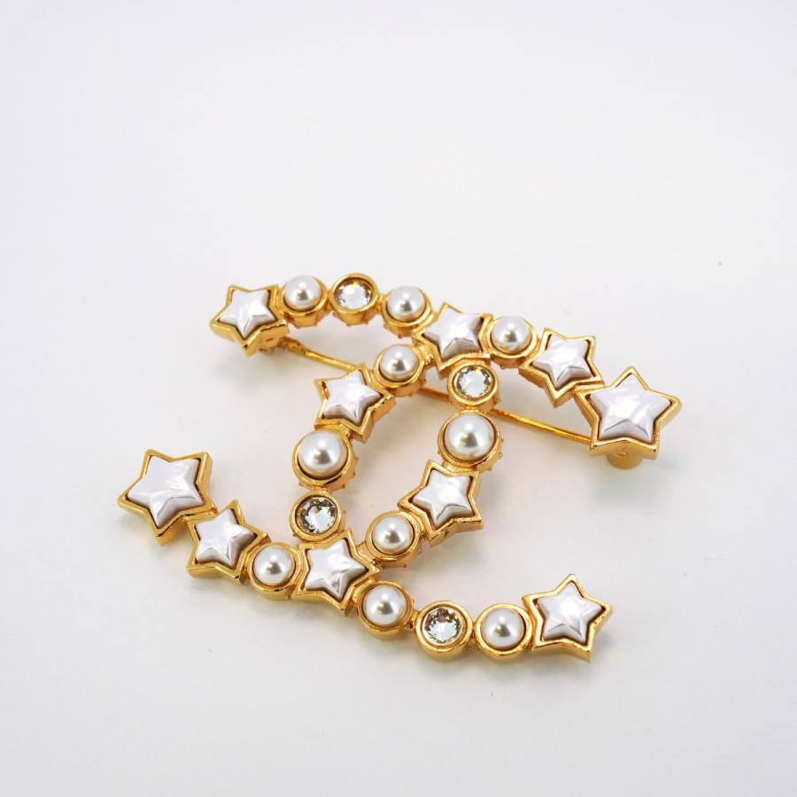 CHANEL 【5jdb0546】シャネル ブローチ ココマーク 星形 スター CHANEL 【5jdb0546】シャネル ブローチ ココマーク 星形 スター