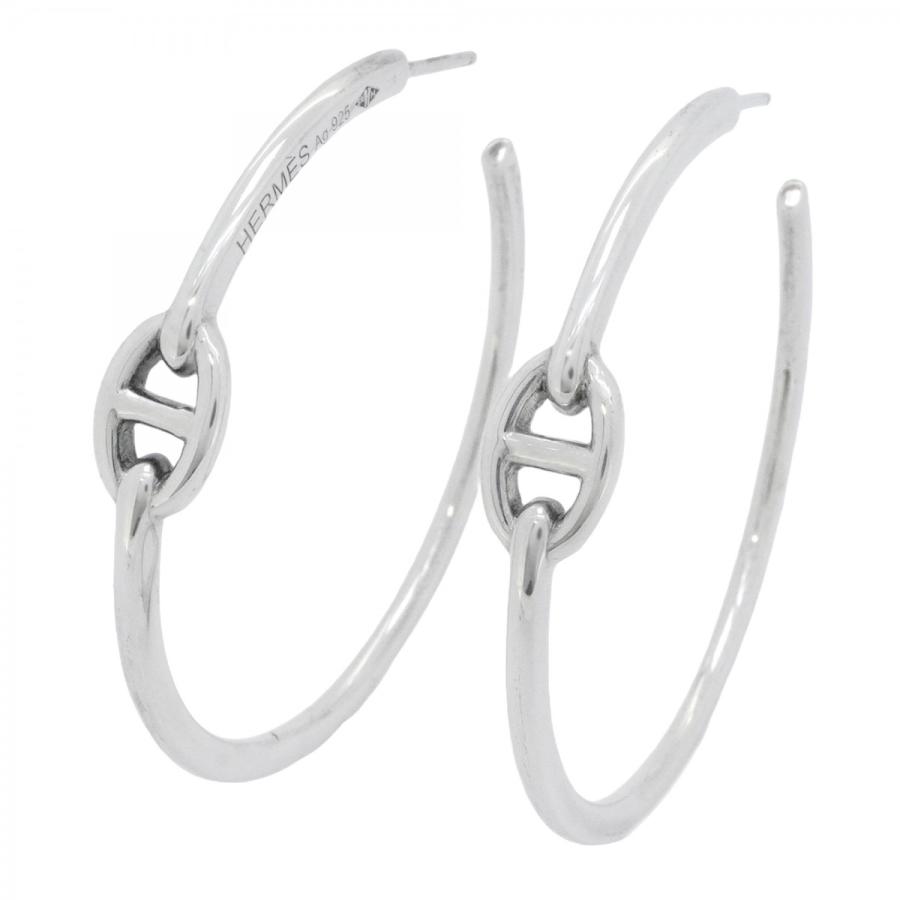 HERMES 【5jdb0583】エルメス ピアス シェーヌダンクル シルバー925 