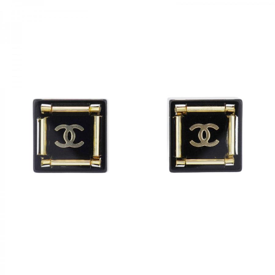 CHANEL ☆最終価格【5jdb0689】シャネル ピアス ココマーク スクエア  
