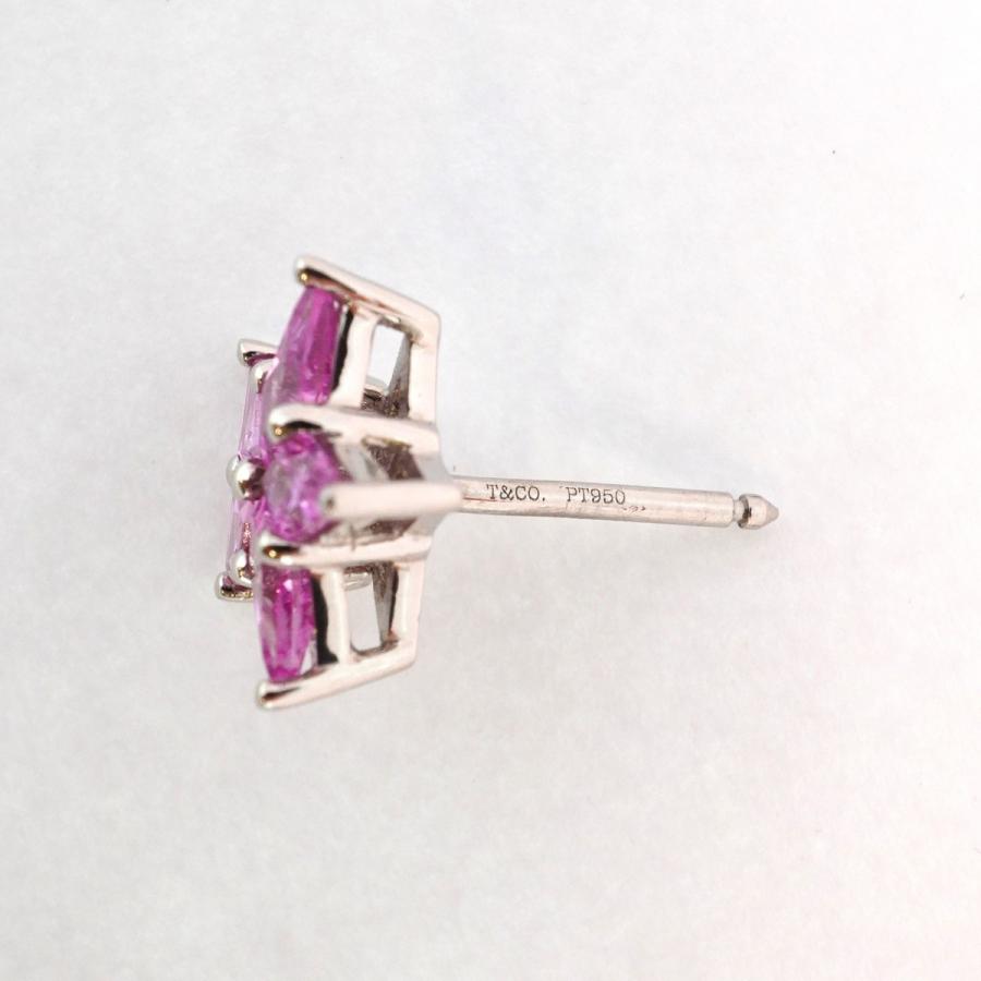 TIFFANY&Co. 【5jdb0838】ティファニー ピアス 星形 スター Pt950  