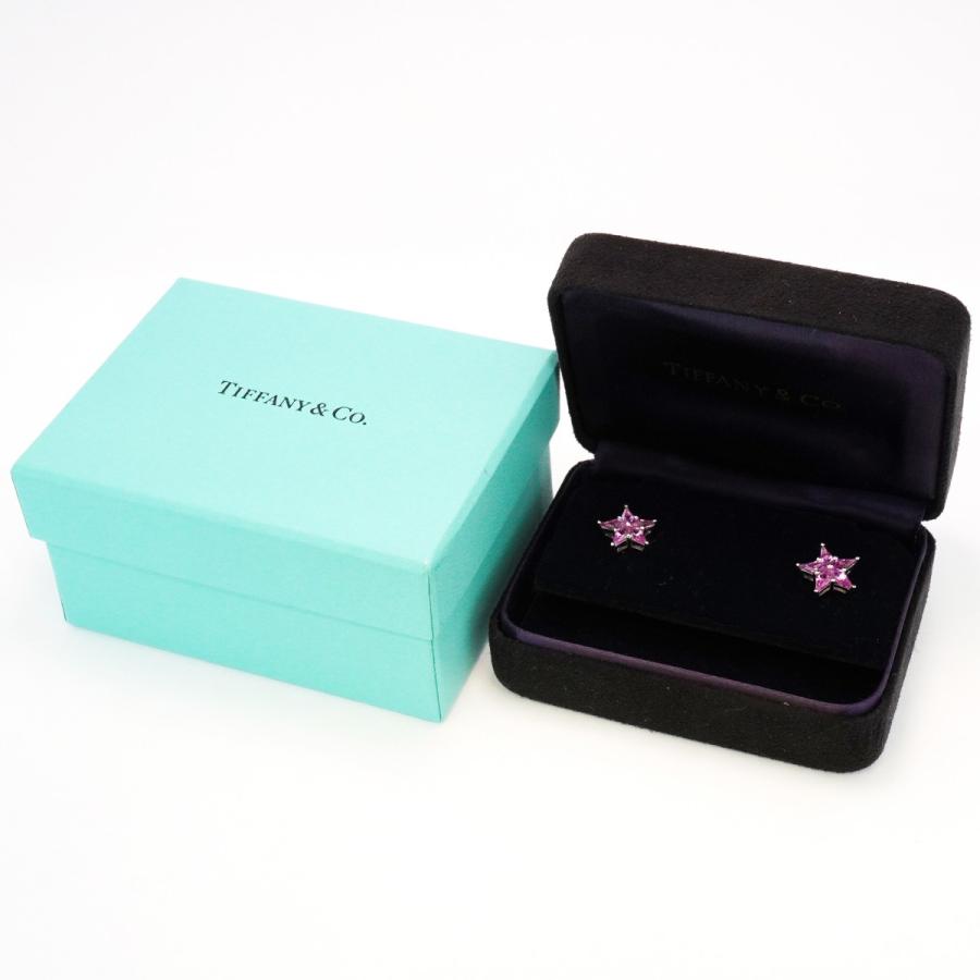 TIFFANY&Co. 【5jdb0838】ティファニー ピアス 星形 スター Pt950  