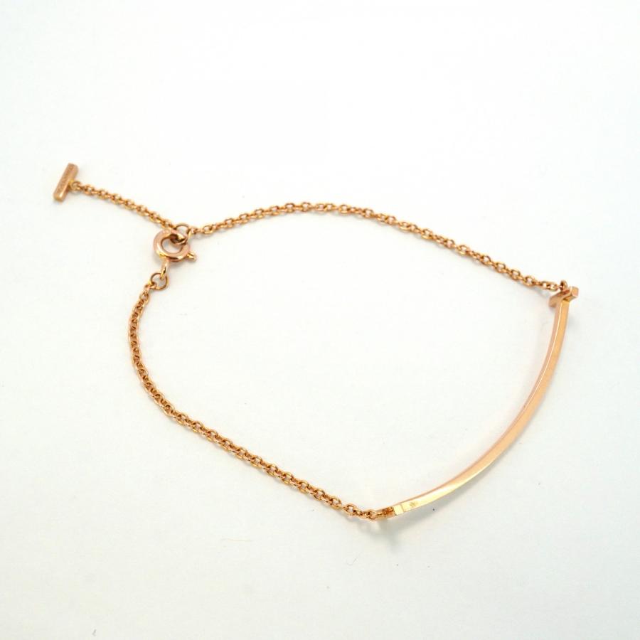 TIFFANY&Co. 【5jdb0865】ティファニー ブレスレット Tスマイル K18PG  