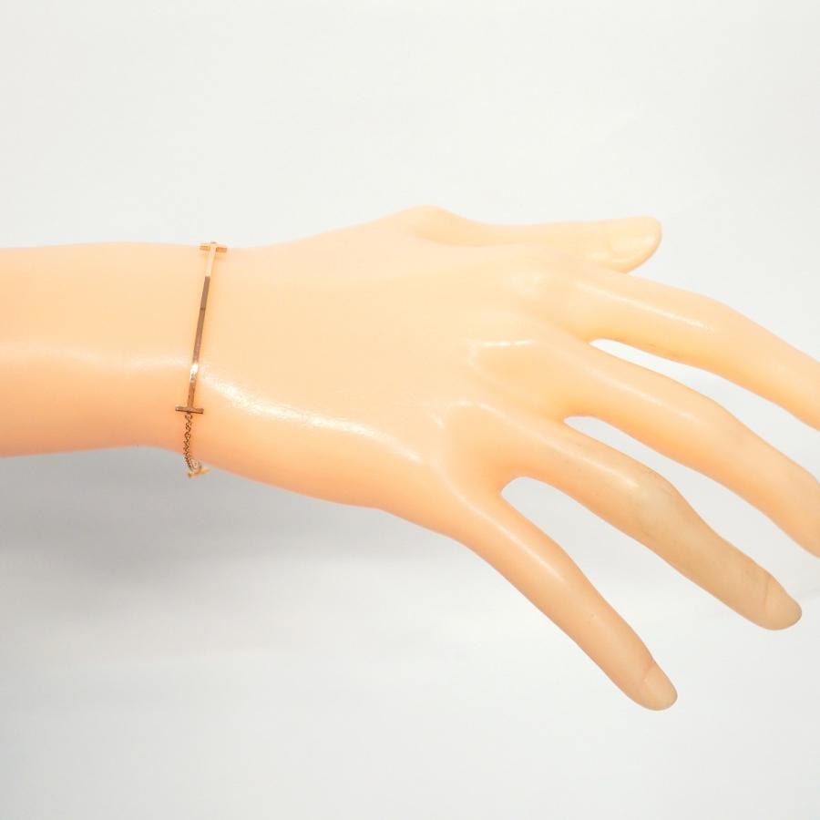 TIFFANY&Co. 【5jdb0865】ティファニー ブレスレット Tスマイル K18PG  