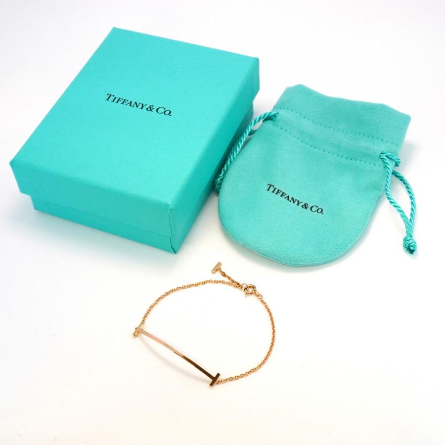 TIFFANY&Co. 【5jdb0865】ティファニー ブレスレット Tスマイル K18PG  