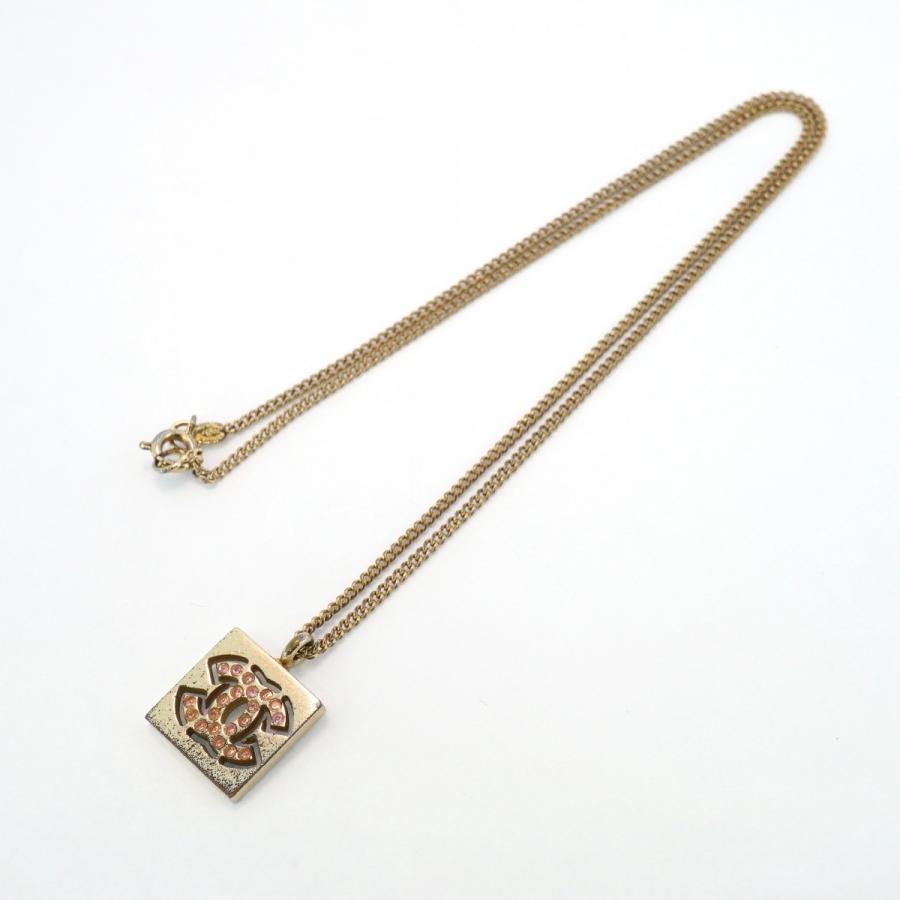 CHANEL 【5jdb0891】シャネル ネックレス ココマーク スクエア GP  