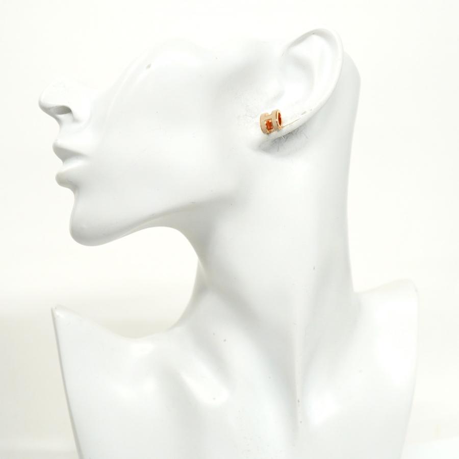 HERMES 【5jdb0916】エルメス ピアス ポップアッシュ ミニ GPメッキ  