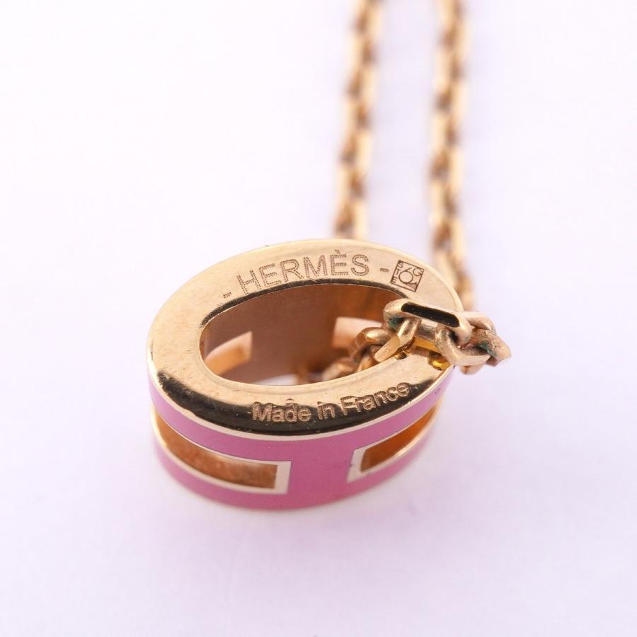 HERMES 【5jdb1021】エルメス ネックレス ポップアッシュ GPメッキ  