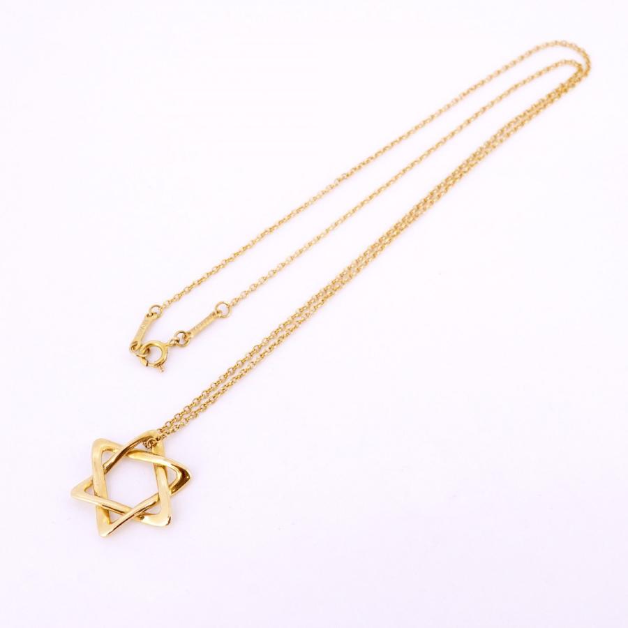 TIFFANY&Co. 【5jdb1029】ティファニー ネックレス スターオブダビデ  