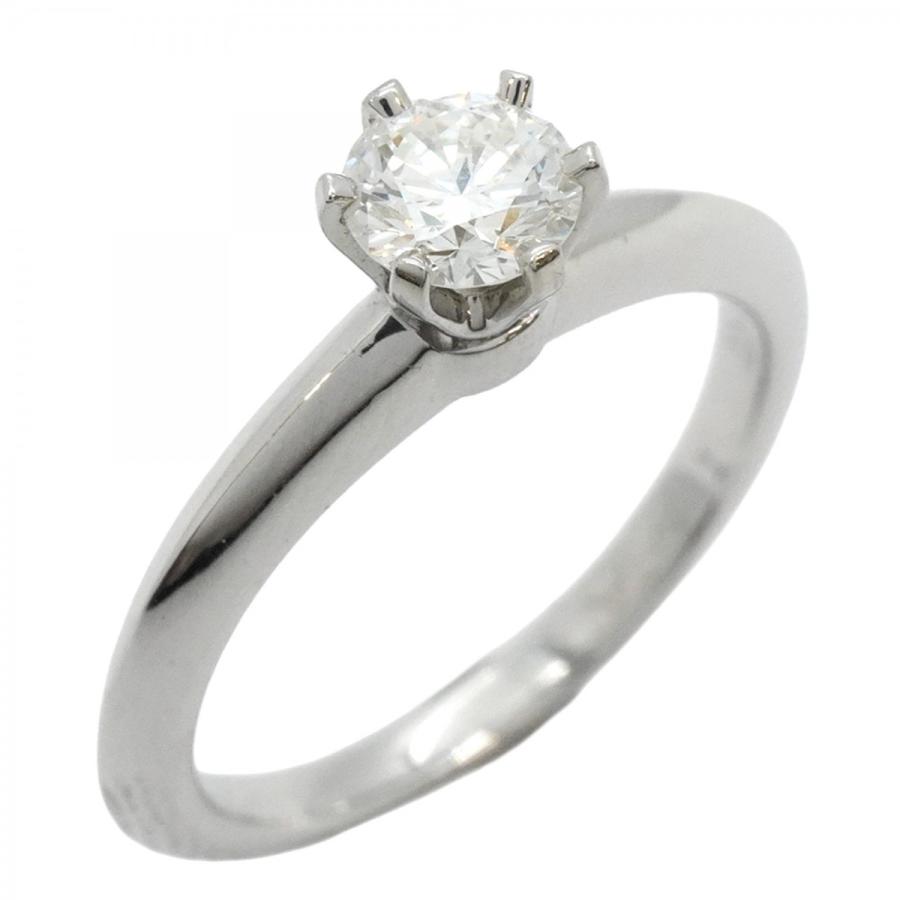 TIFFANY&Co. 【5jdb1034】ティファニー リング ソリティア 1PD Pt950  