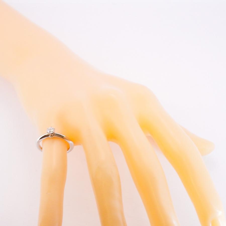 TIFFANY&Co. 【5jdb1048】ティファニー リング ソリティア 1PD Pt950  