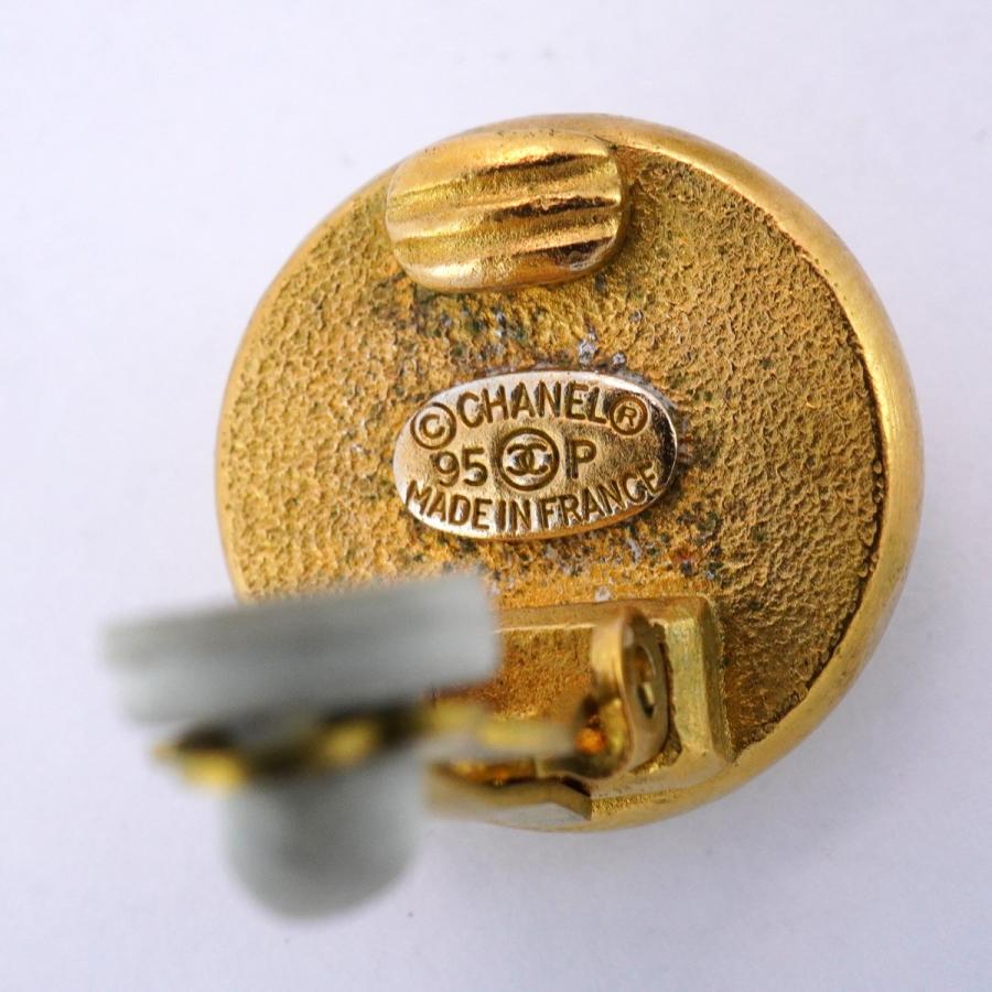 CHANEL 【5jdb1079】シャネル イヤリング ヴィンテージ シャネルロゴ  