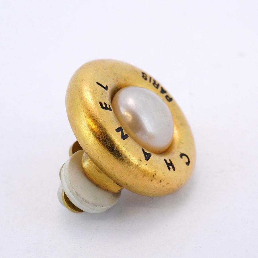 CHANEL 【5jdb1079】シャネル イヤリング ヴィンテージ シャネルロゴ  