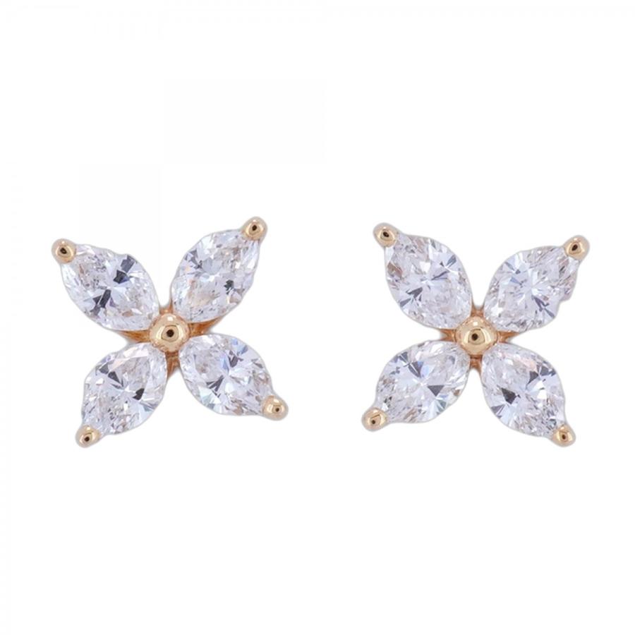 TIFFANY&Co. 【5jdb1086】ティファニー ピアス ビクトリア K18PG  