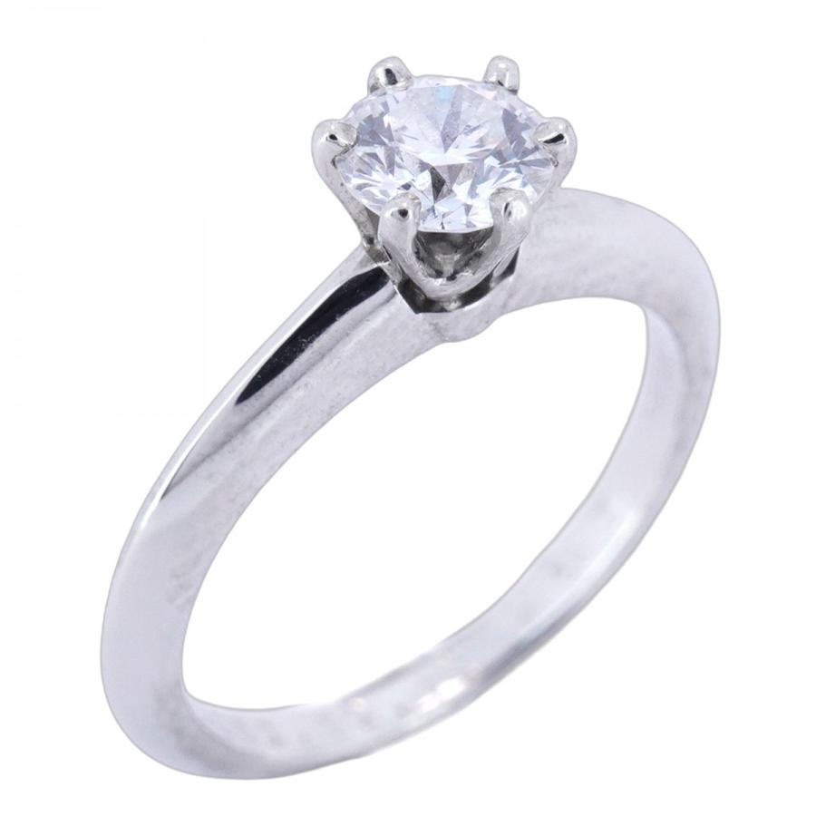 TIFFANY&Co. 【5jdb1087】ティファニー リング ソリティア 1PD Pt950  