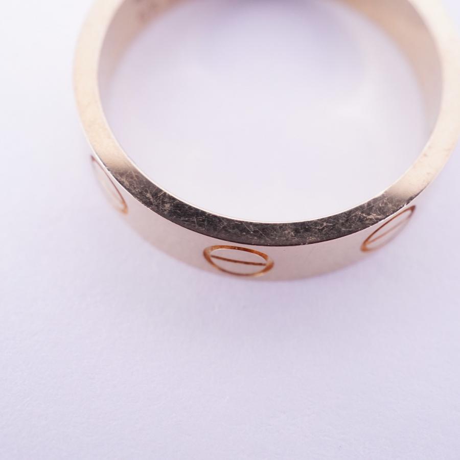 Cartier 【5jdb1118】カルティエ リング ミニラブ K18PG ピンク  