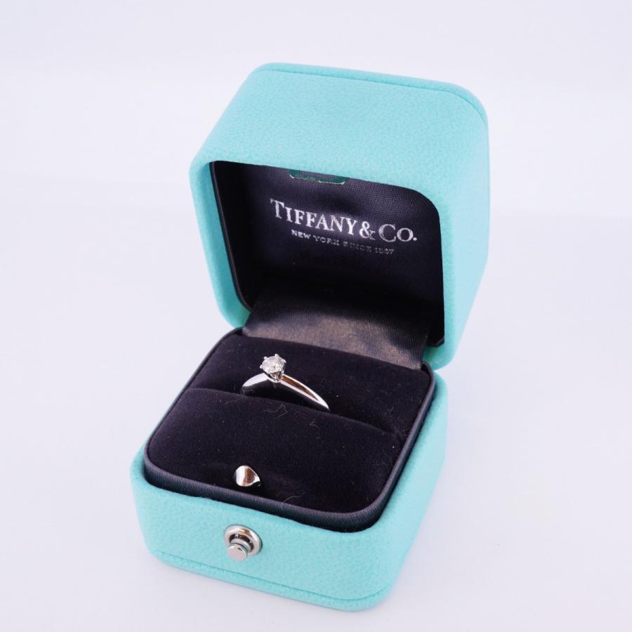 TIFFANY&Co. 【5jdb1119】ティファニー リング ソリティア 1PD Pt950  