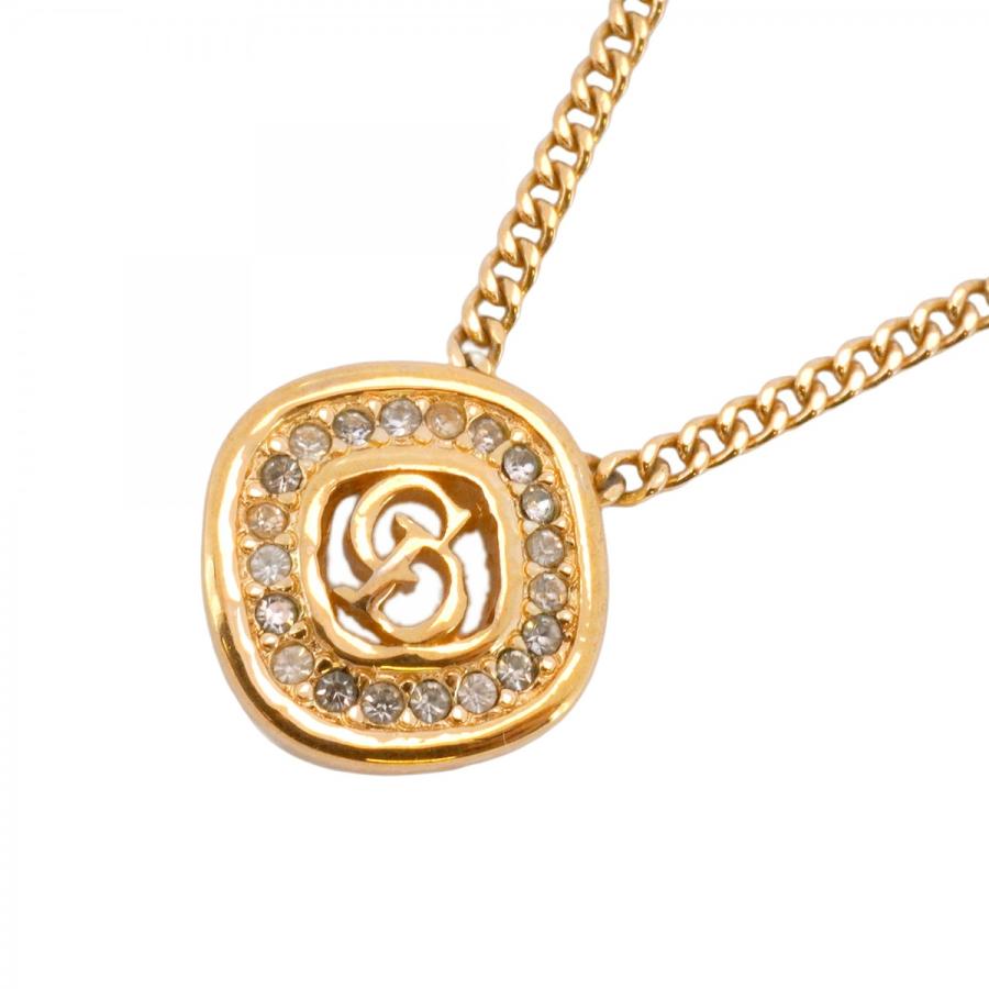 Christian Dior 【5jdb1120】クリスチャンディオール ネックレス CD  