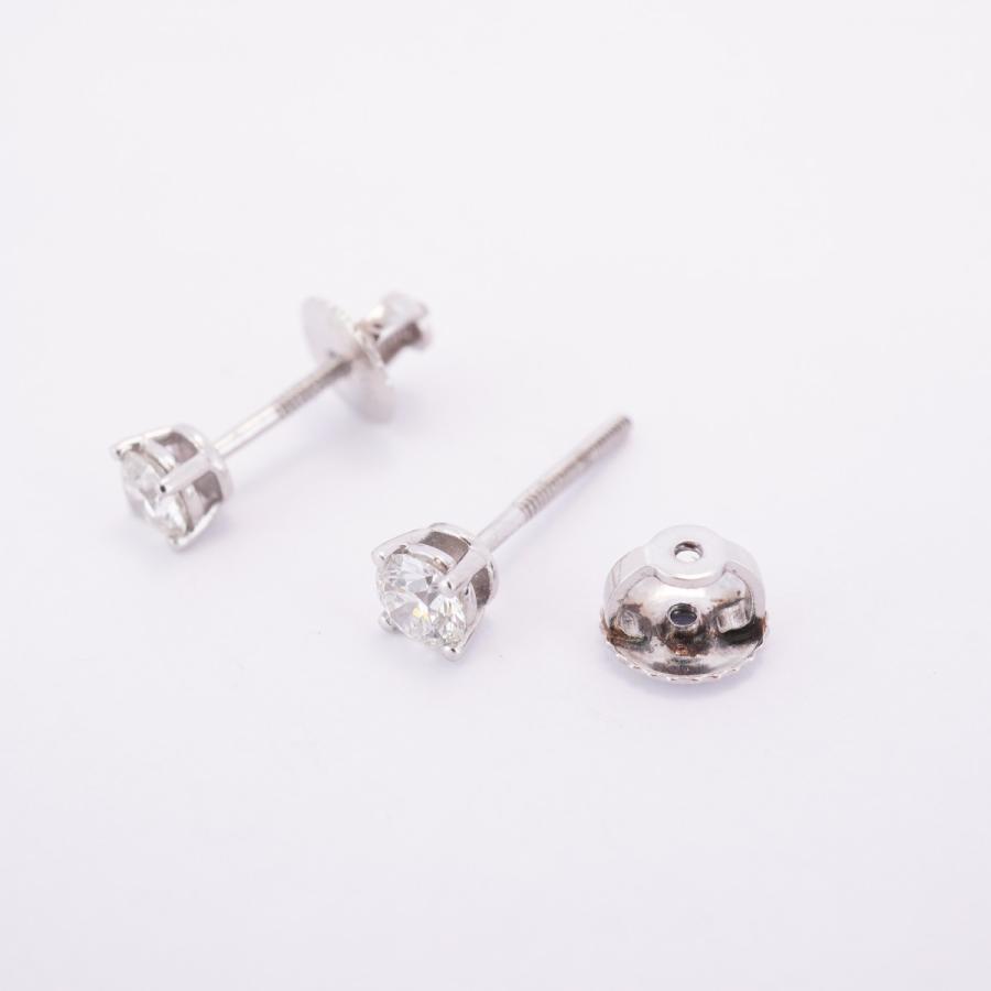 TIFFANY&Co. 【5jdb1127】ティファニー ピアス ソリティア 1PD Pt950  