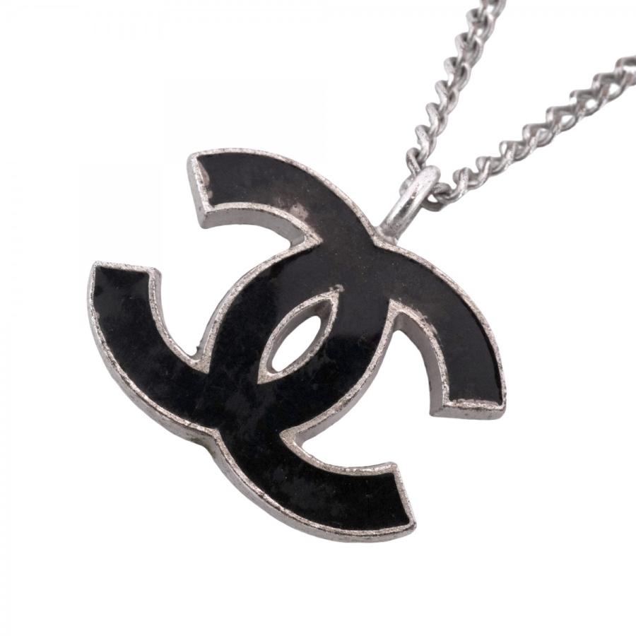 CHANEL 【5jdb1130】シャネル ネックレス ココマーク メタル シルバー  