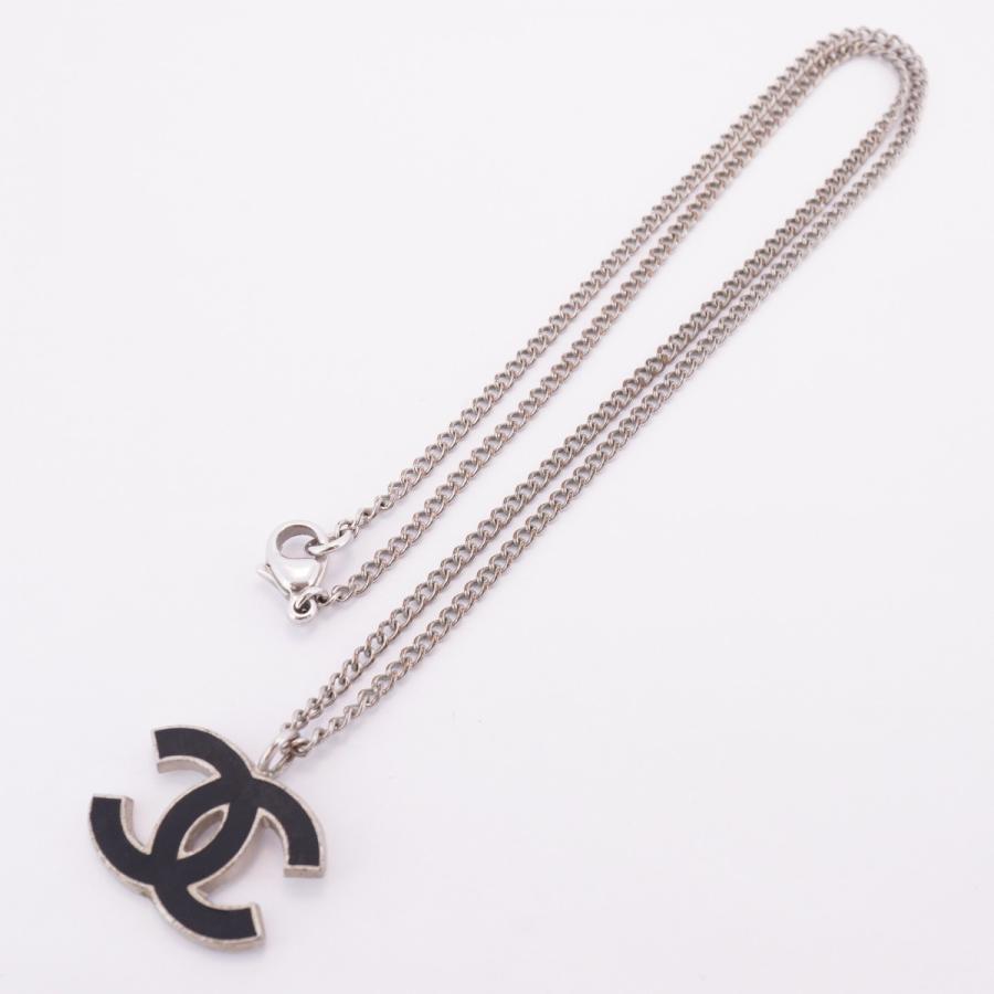 CHANEL 【5jdb1130】シャネル ネックレス ココマーク メタル シルバー  