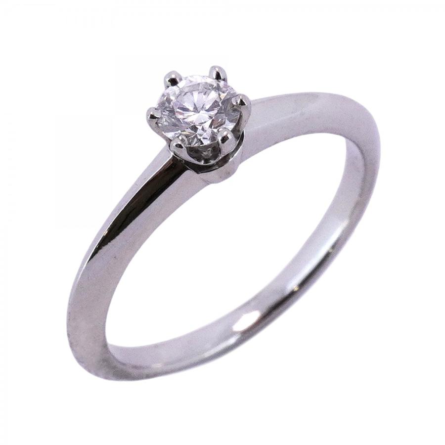 TIFFANY&Co. 【5jeb0010】ティファニー リング ソリティア 1PD Pt950  