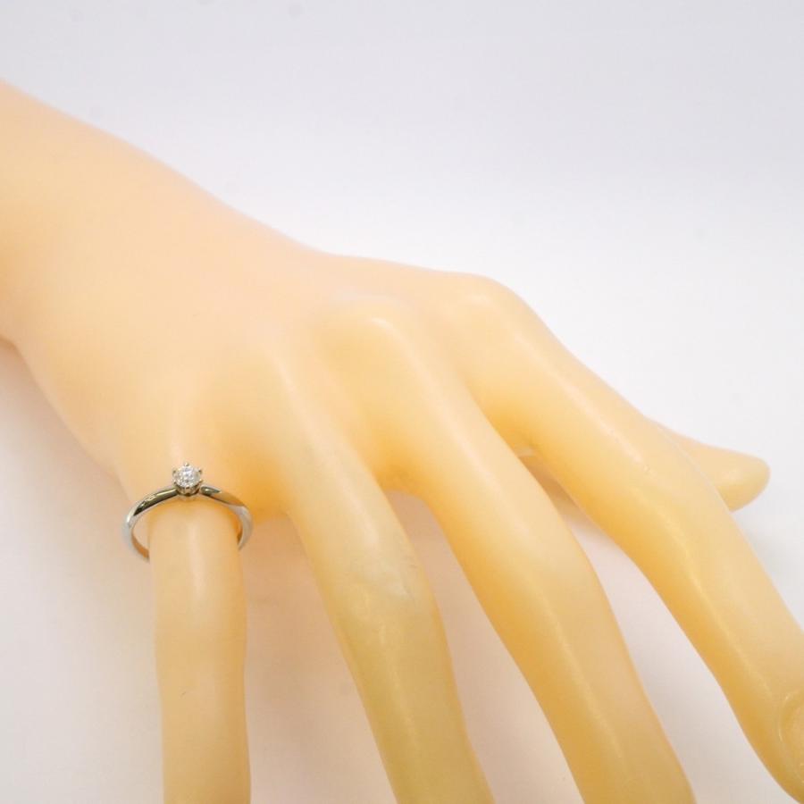 TIFFANY&Co. 【5jeb0010】ティファニー リング ソリティア 1PD Pt950  