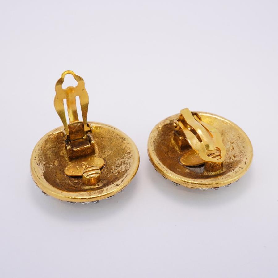 CHANEL 【5jeb0015】シャネル イヤリング ココマーク 丸型 サークル GP  