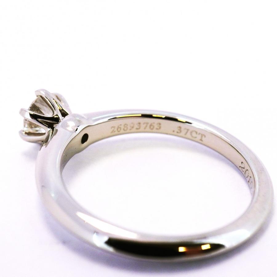 TIFFANY&Co. 【5jeb0089】ティファニー リング ソリティア 1PD Pt950  