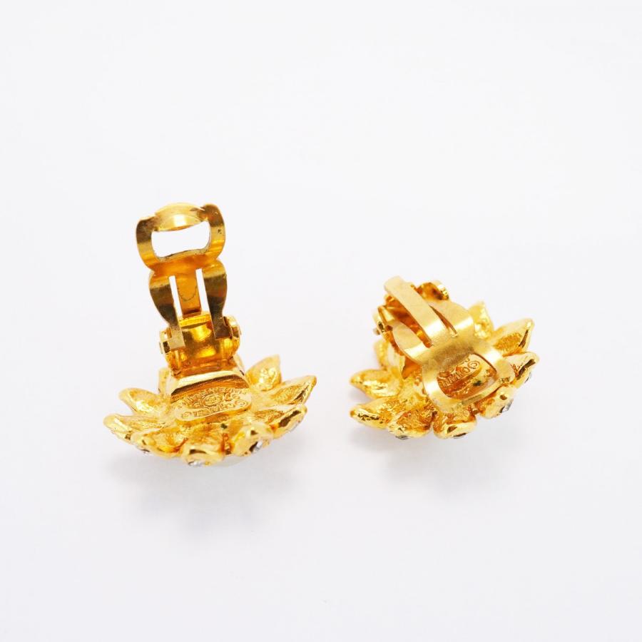 CHANEL 【5jeb0104】シャネル イヤリング ヴィンテージ フラワー  