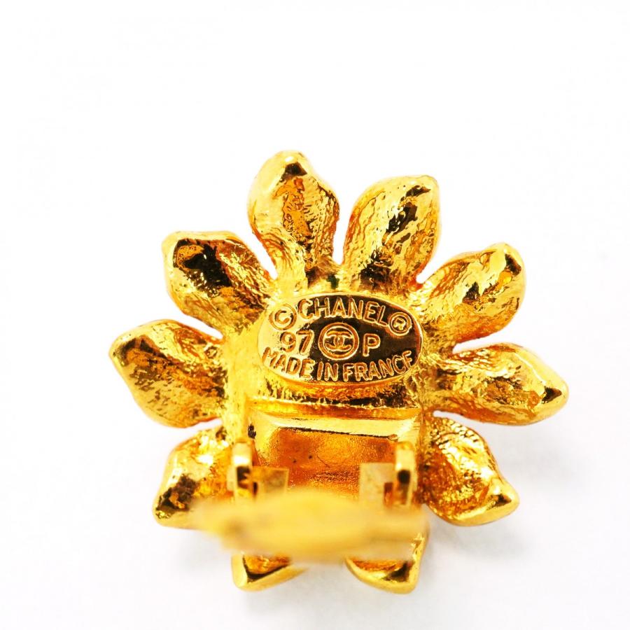 CHANEL 【5jeb0104】シャネル イヤリング ヴィンテージ フラワー  