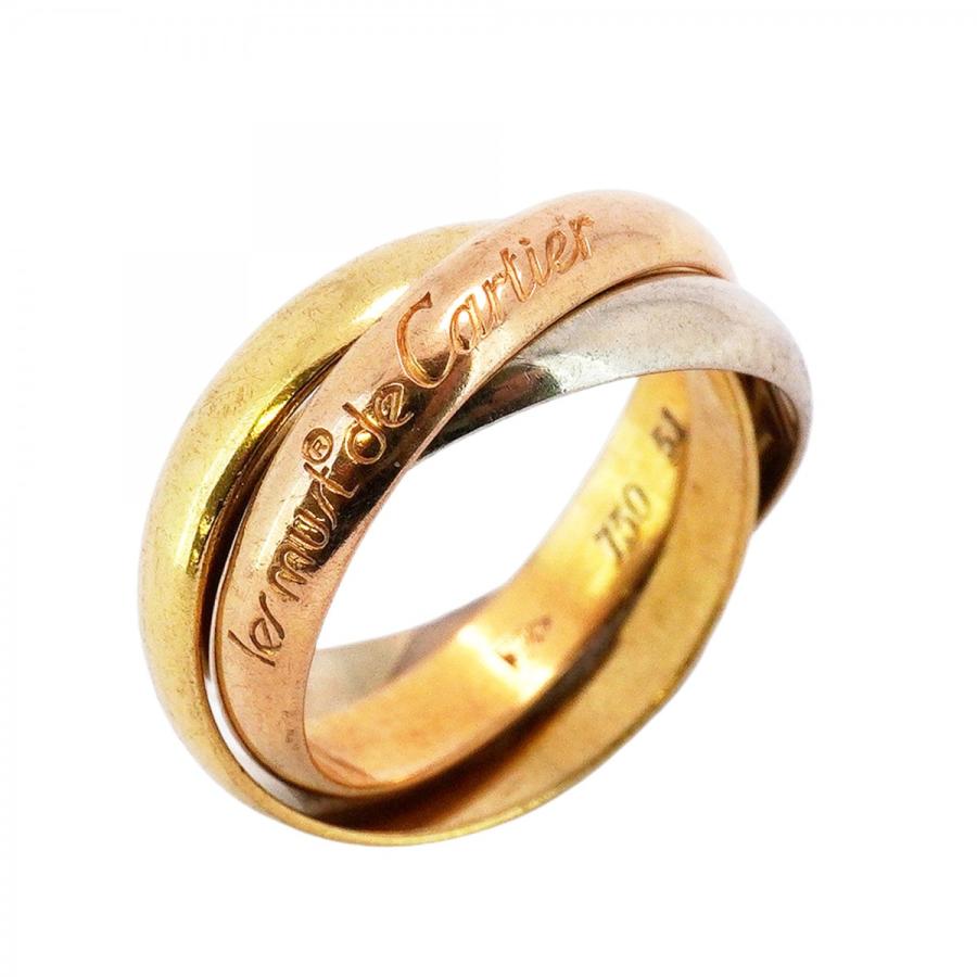 Cartier 【5jeb0154】カルティエ リング トリニティ K18YG イエロー  