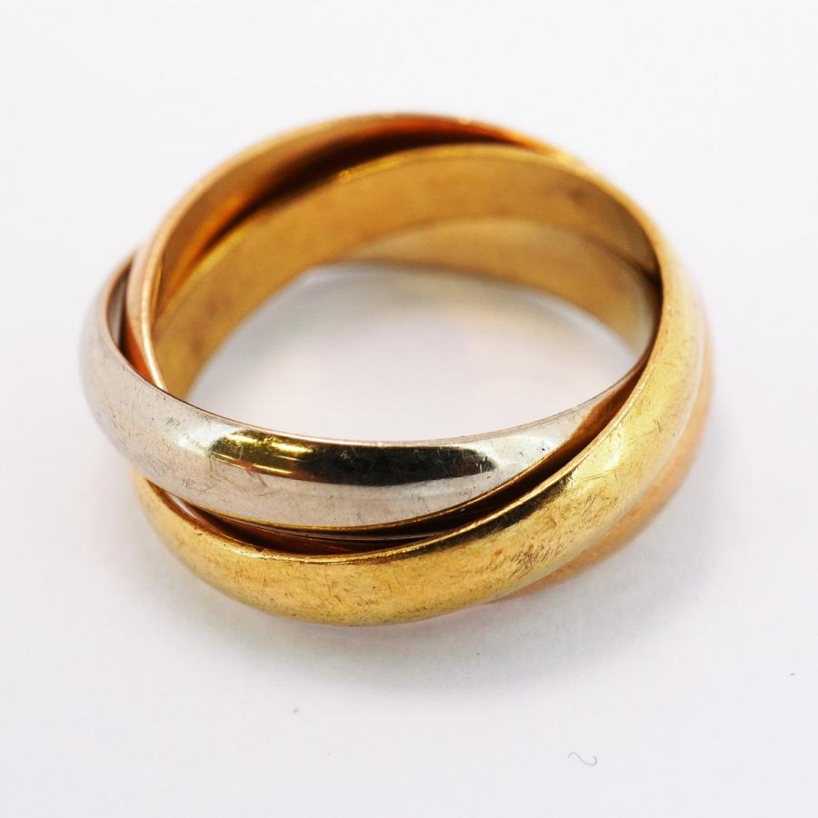 Cartier 【5jeb0154】カルティエ リング トリニティ K18YG イエロー  