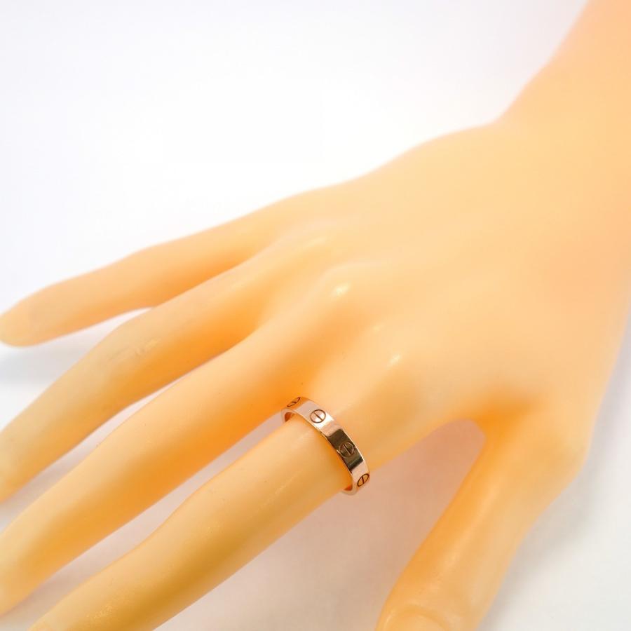 Cartier 【5jeb0156】カルティエ リング ミニラブ K18PG ピンク  