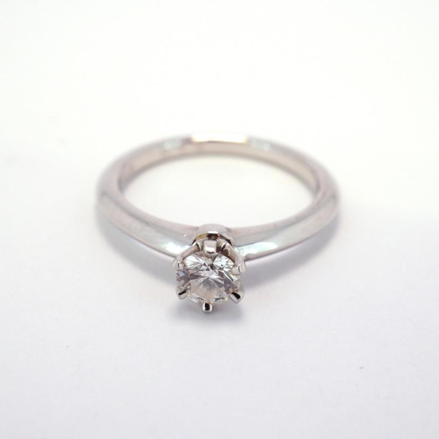TIFFANY&Co. 【5jeb0159】ティファニー リング ソリティア 1PD Pt950  