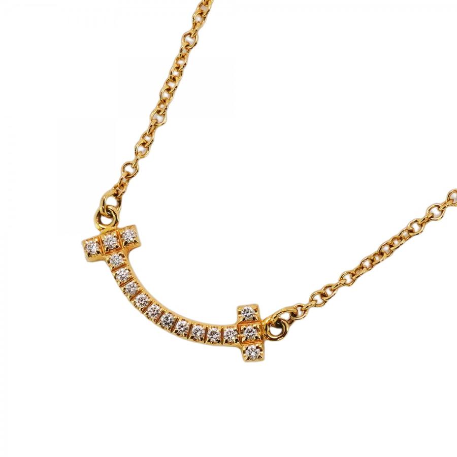 TIFFANY&Co. 【5jeb0186】ティファニー ネックレス Tスマイル ミニ  