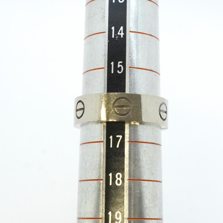 Cartier 【5jeb0190】カルティエ リング ラブ K18WG ホワイトゴールド  