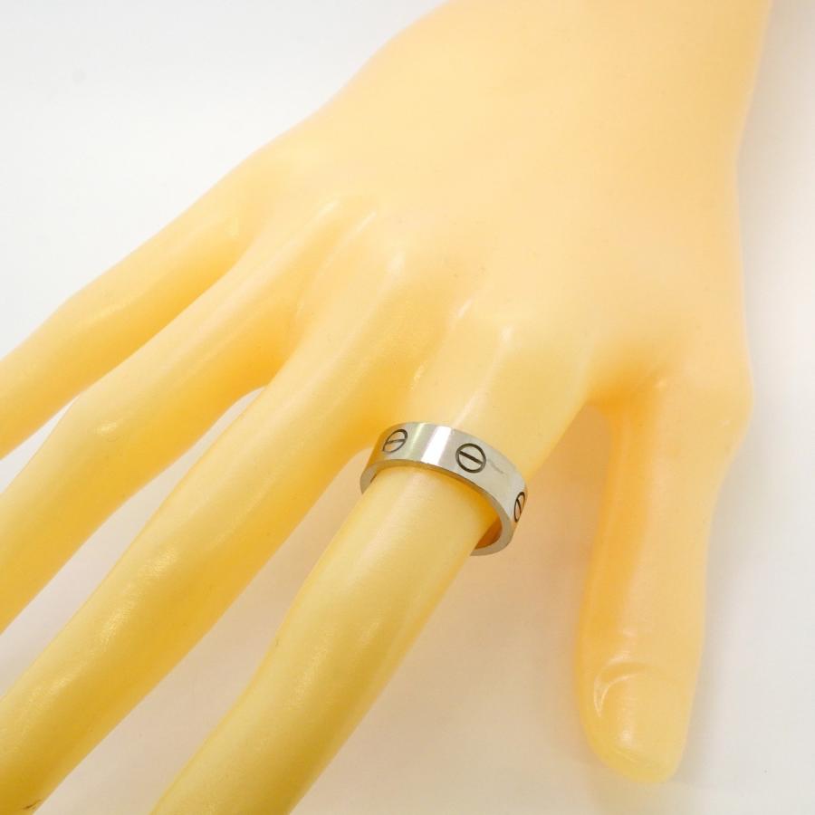 Cartier 【5jeb0190】カルティエ リング ラブ K18WG ホワイトゴールド  