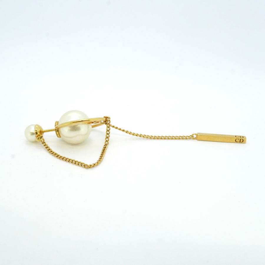 Christian Dior 【5jeb0193】クリスチャンディオール ピアス CDロゴ 丸  