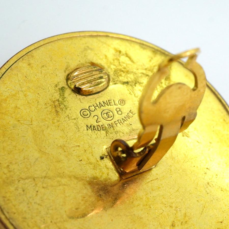 CHANEL 【5jeb0198】シャネル イヤリング ヴィンテージ ココマーク 丸  