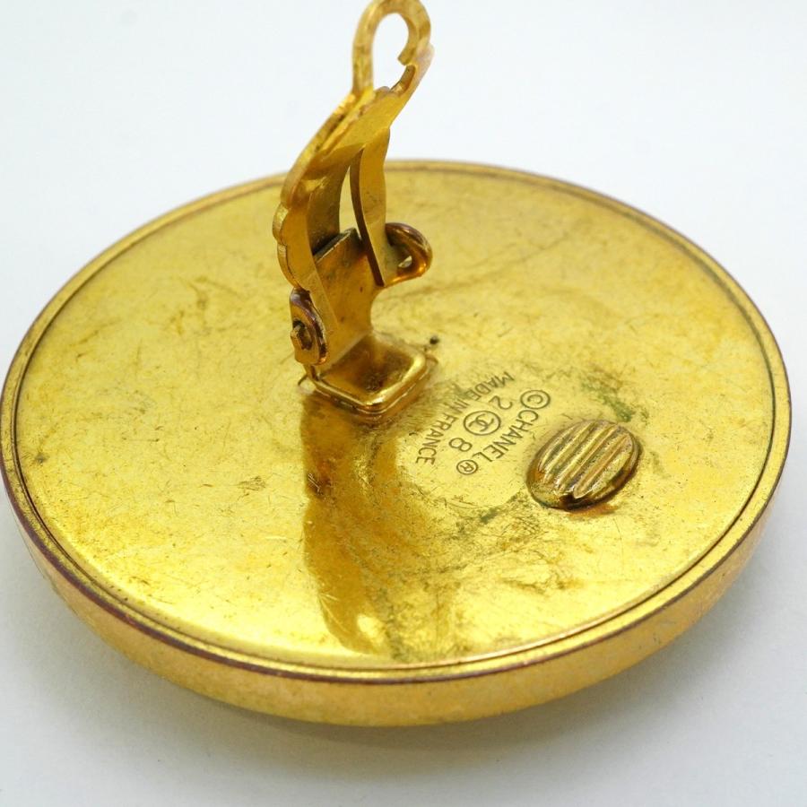 CHANEL 【5jeb0198】シャネル イヤリング ヴィンテージ ココマーク 丸  