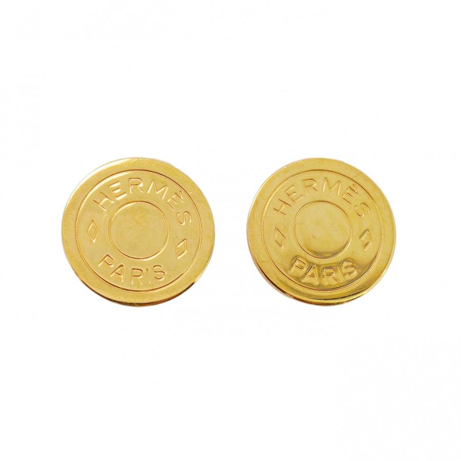 HERMES 【5jeb0200】エルメス イヤリング セリエ GPメッキ ゴールド  