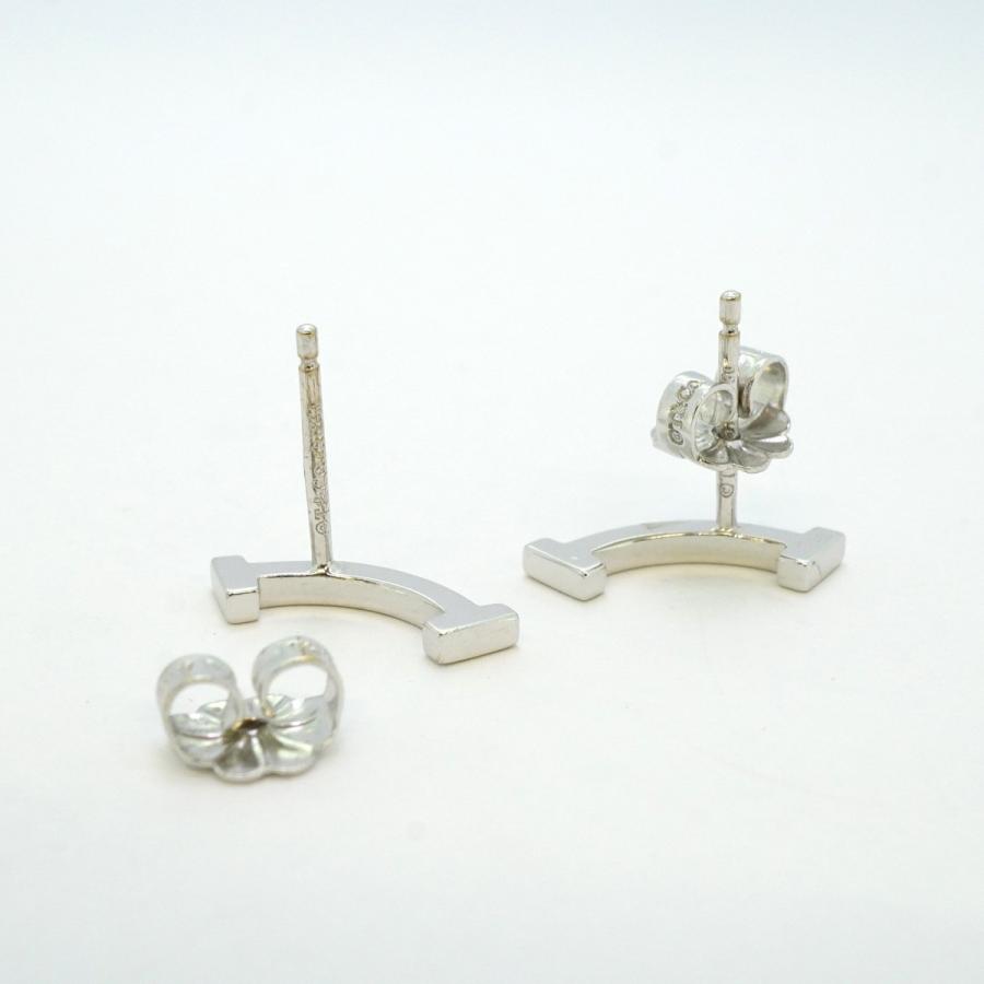TIFFANY&Co. 【5jeb0267】ティファニー ピアス Tスマイル K18WG  