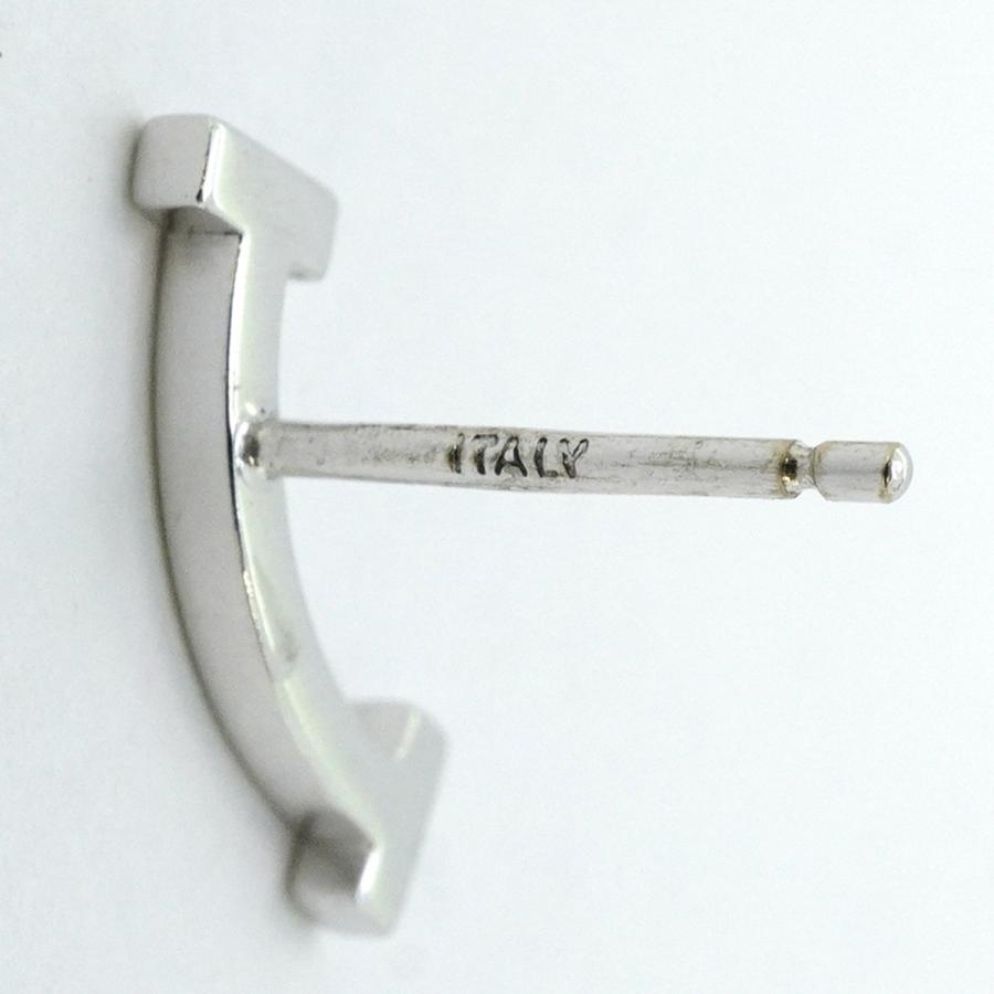 TIFFANY&Co. 【5jeb0267】ティファニー ピアス Tスマイル K18WG  