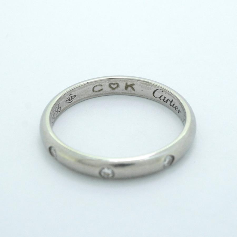 Cartier 【5jeb0270】カルティエ リング ウェディングリング 3PD Pt950  