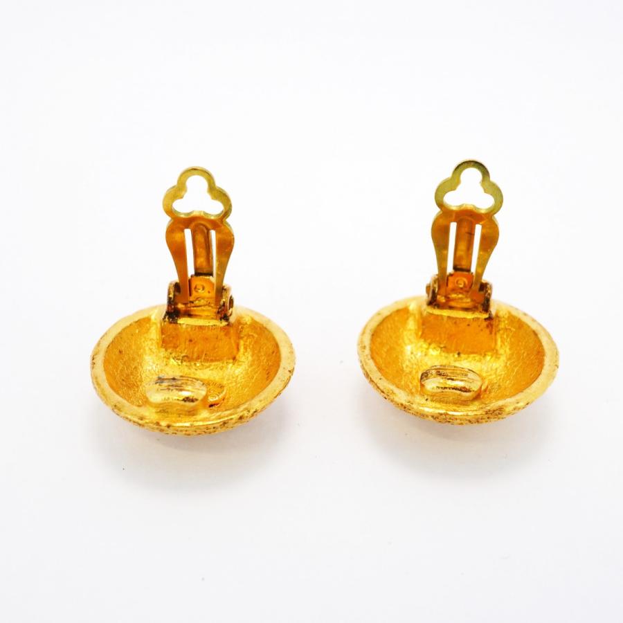 CHANEL 【5jeb0300】シャネル イヤリング ヴィンテージ ココマーク 丸  